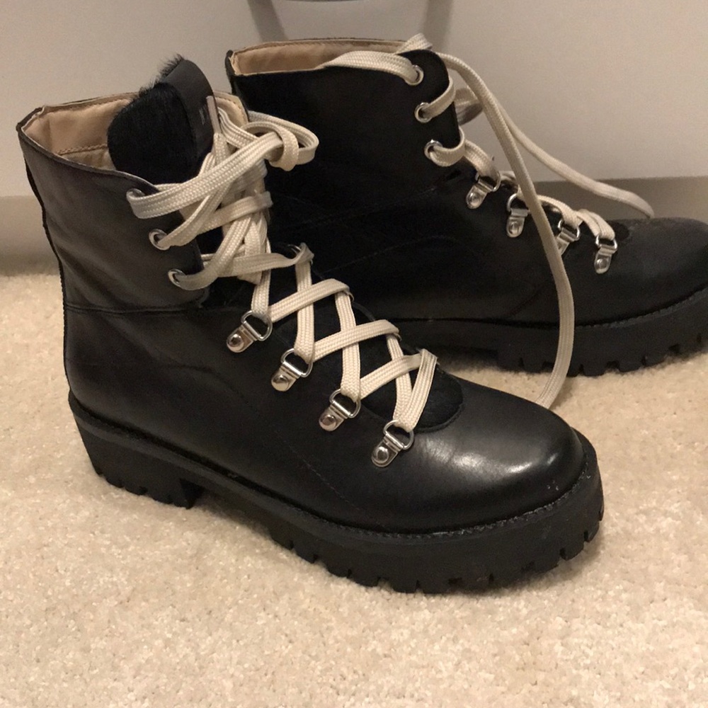 Steve madam combat boots